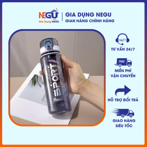 Bình đựng nước SPORT thể thao 650ml 4